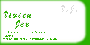 vivien jex business card